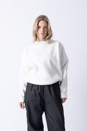BASIC SWEATER WHITE