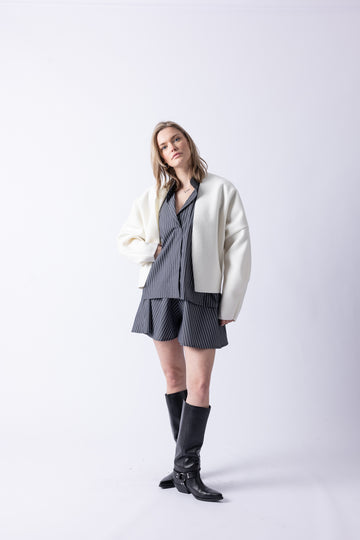 BOMBER VEST WHITE