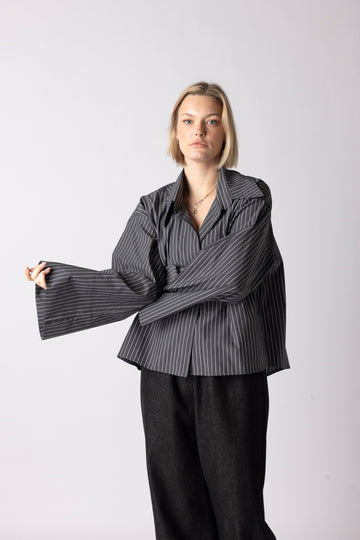 DADDY BLOUSE SHORT GREY