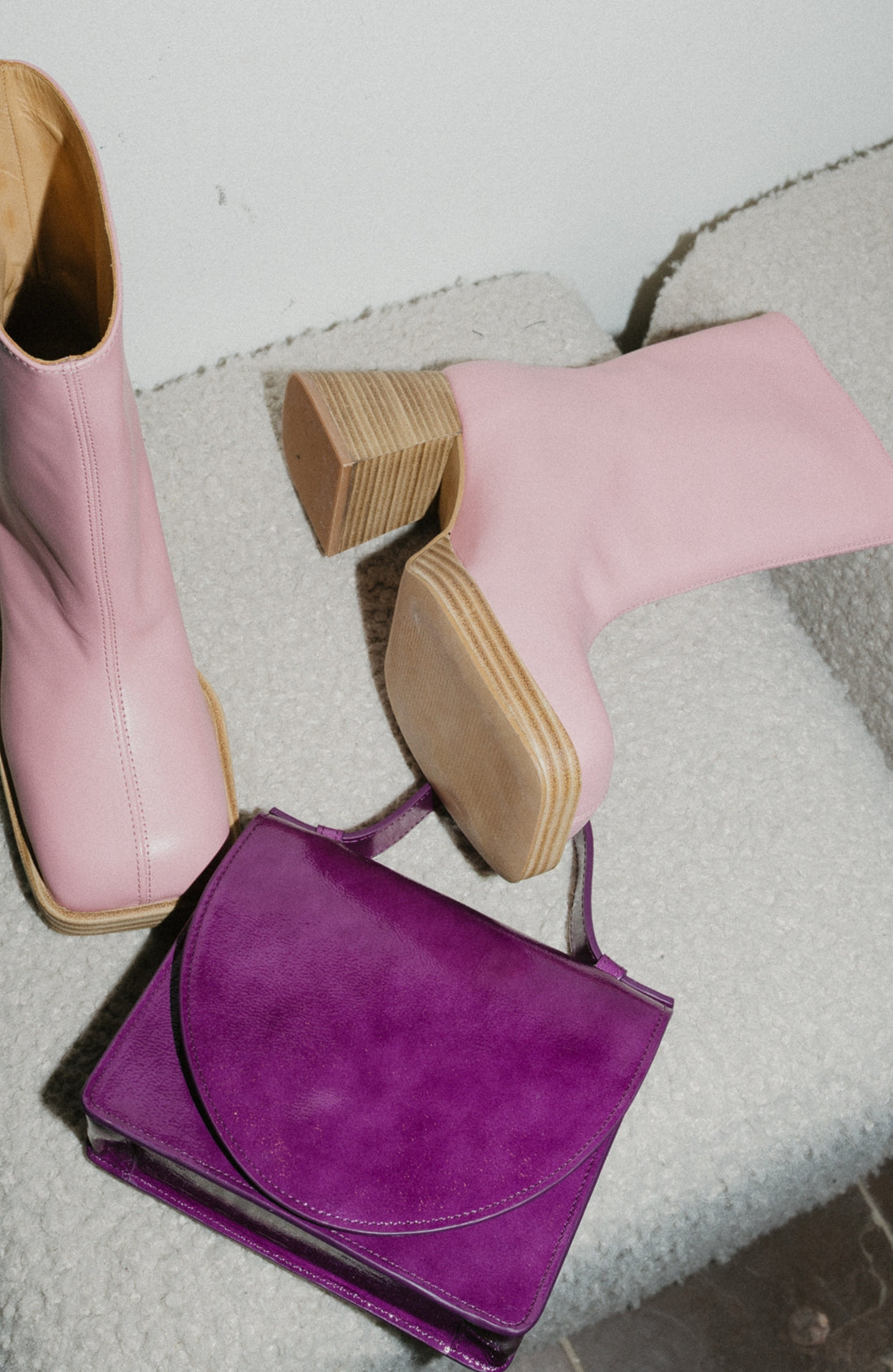 MIEKE DIERCKX | MICRO BRIEFCASE - GRAPE STONE