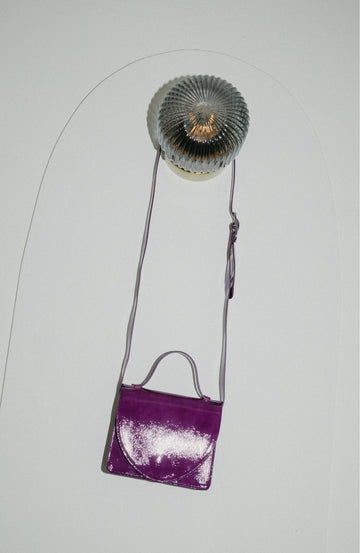 MIEKE DIERCKX | MICRO BRIEFCASE - GRAPE STONE