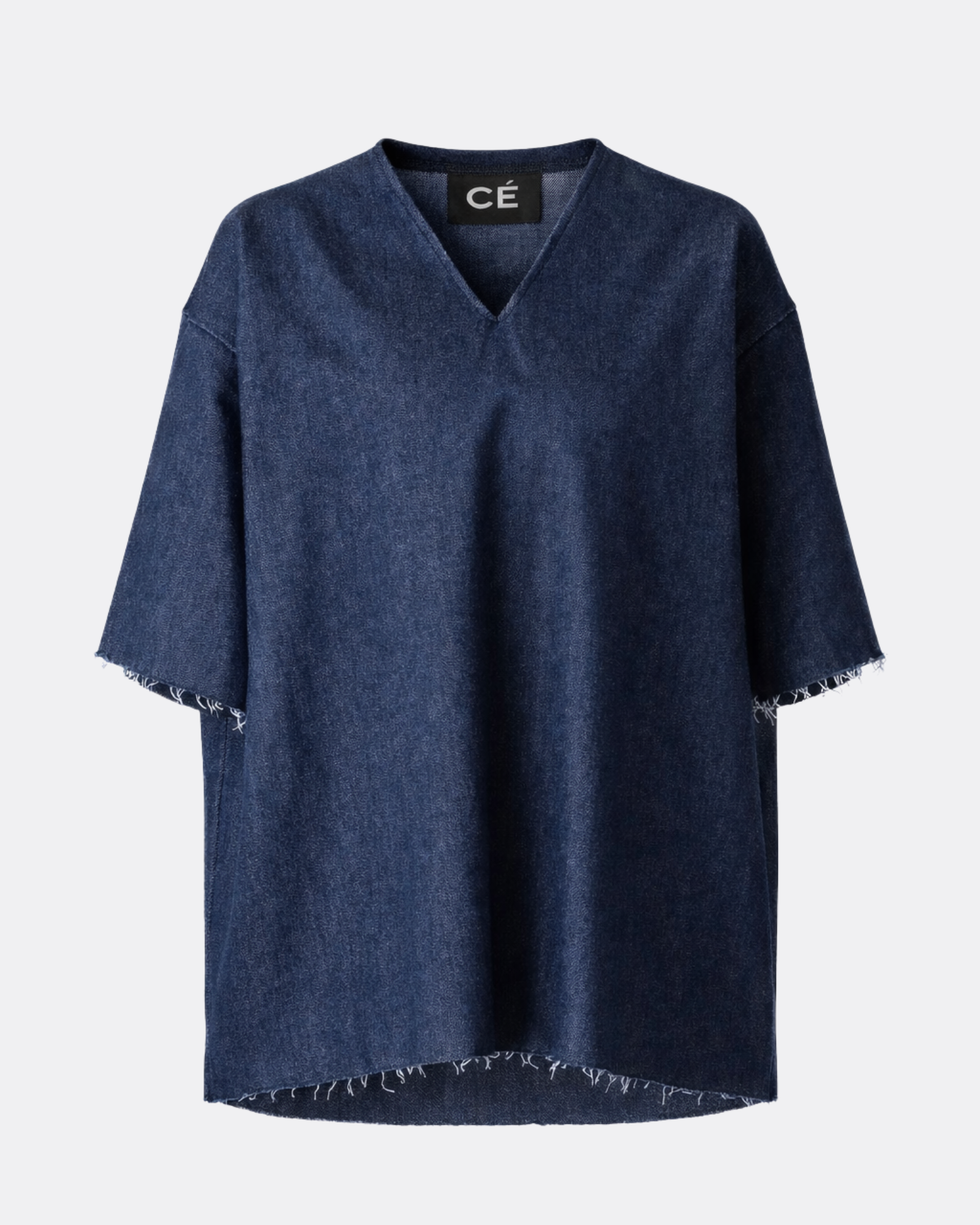 RAW EDGE DENIM SHIRT