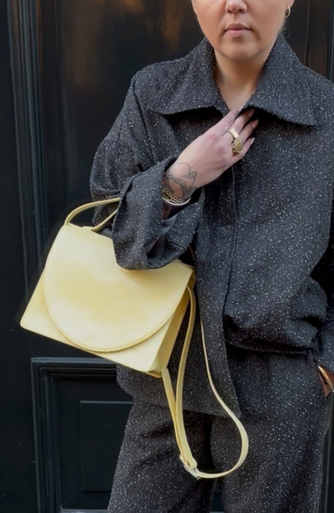 MIEKE DIERCKX | MINI BRIEFCASE - BUTTER STONE