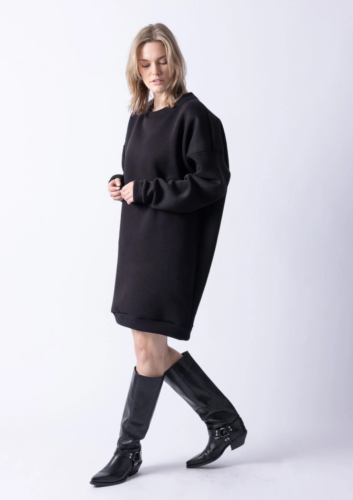 BASIC SWEATER DRESS