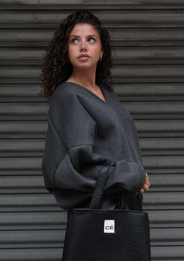 BOMBER SWEATER VNECK