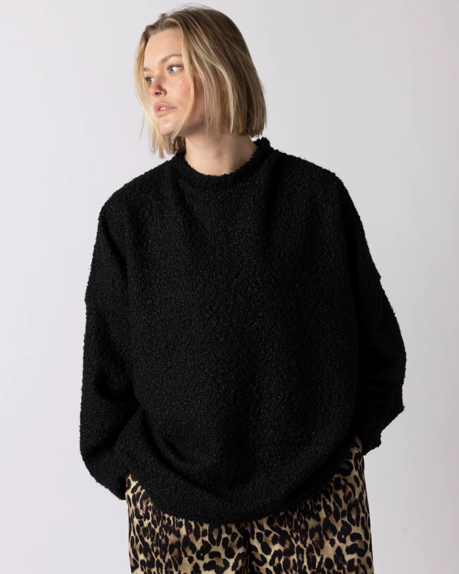 BOUCLÉ SWEATER LONG