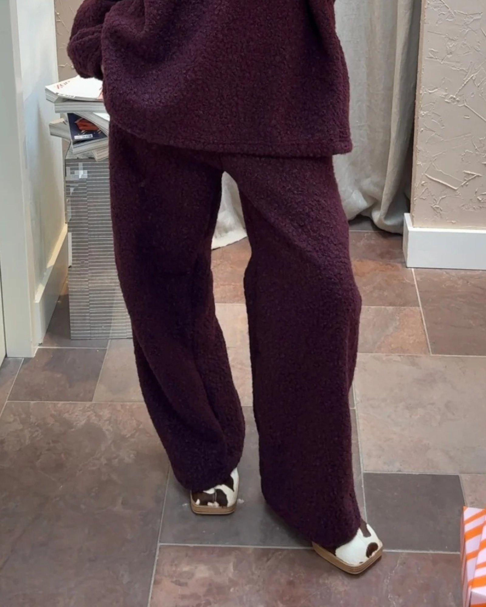 BOUCLÉ PANTS