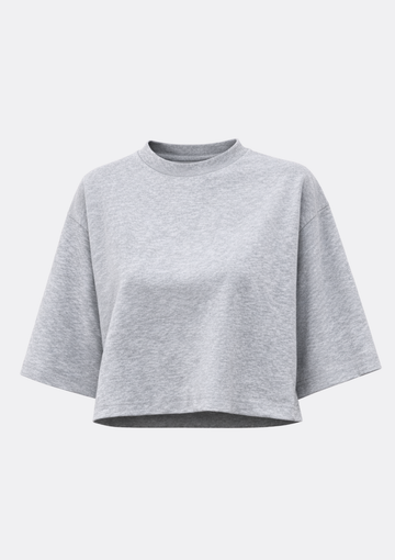 CROPPED BOYFRIEND T