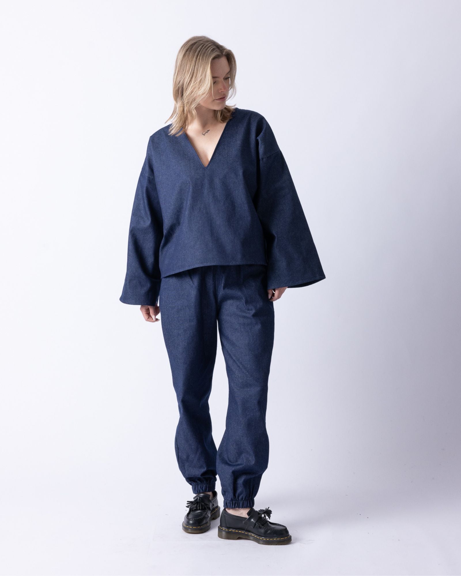 DENIM LONGSLEEVE BLUE