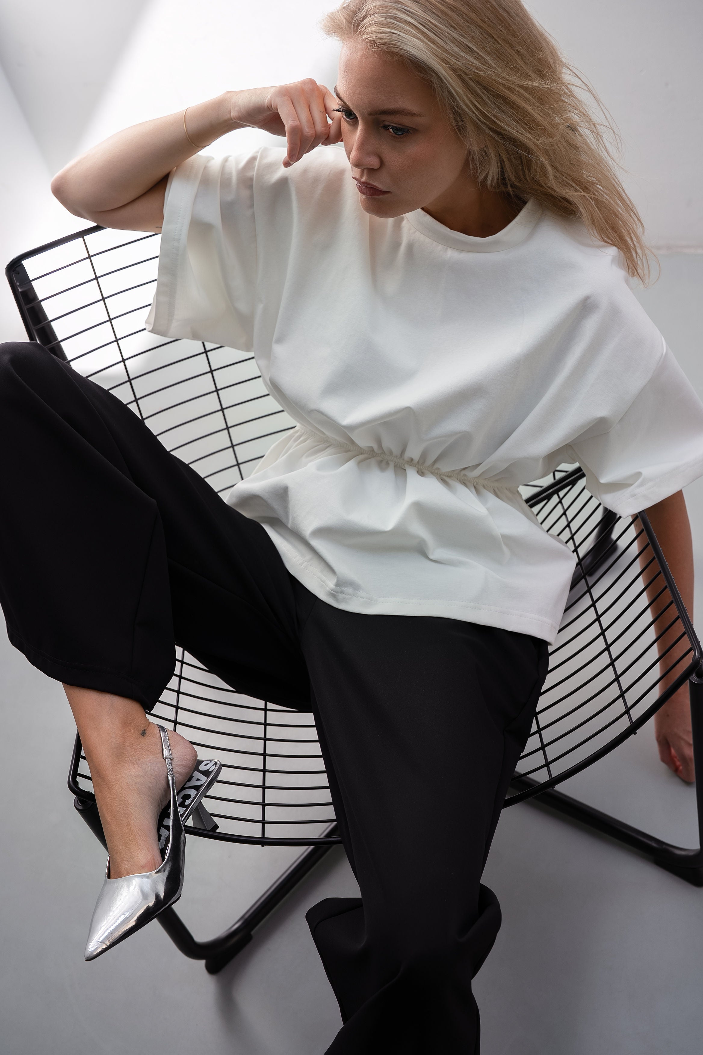 ELASTIC T WHITE