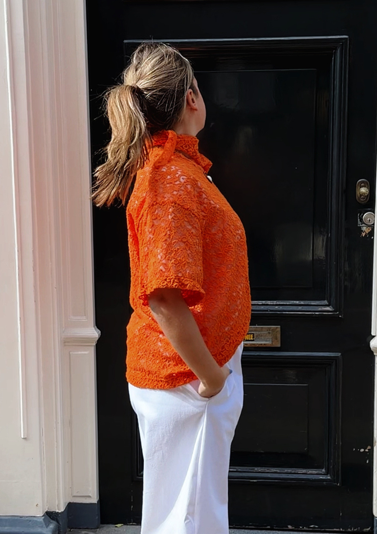LACE SHORT SLEEVE T