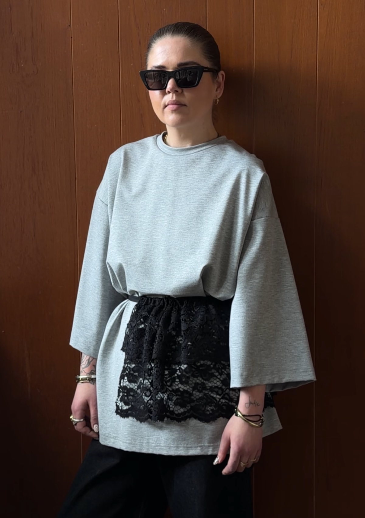 LACE WRAP SKIRT