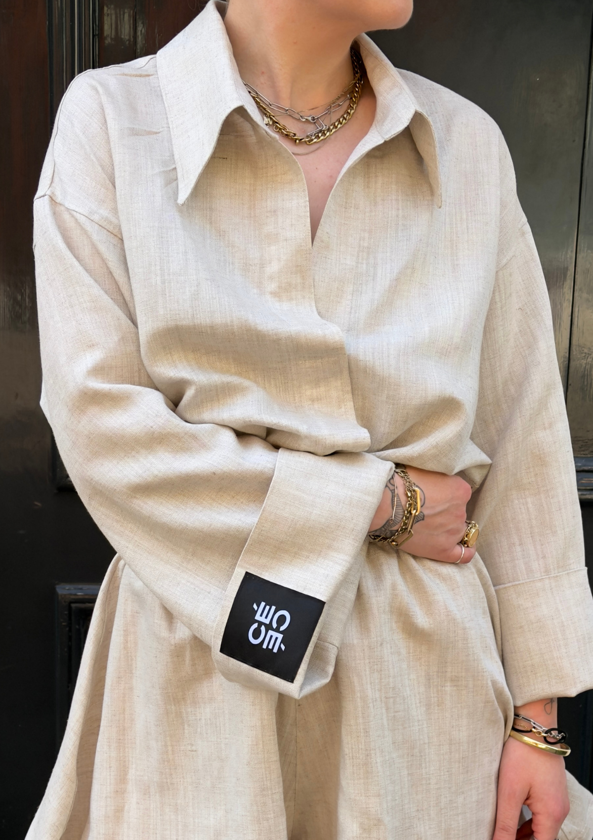DADDY BLOUSE LINEN