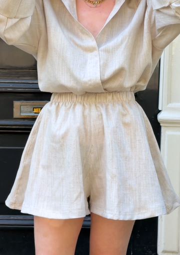 LINEN BUTTERFLY SHORTS