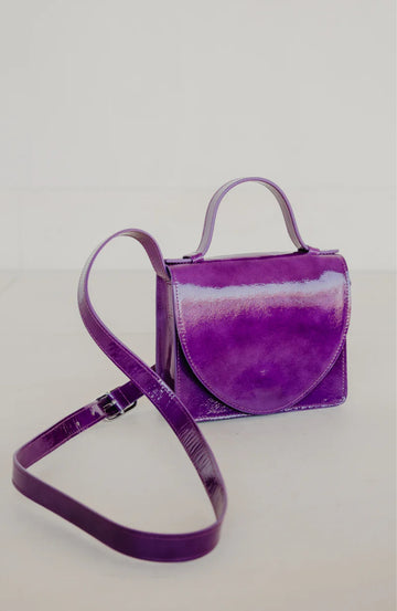 MIEKE DIERCKX | MICRO BRIEFCASE - GRAPE STONE