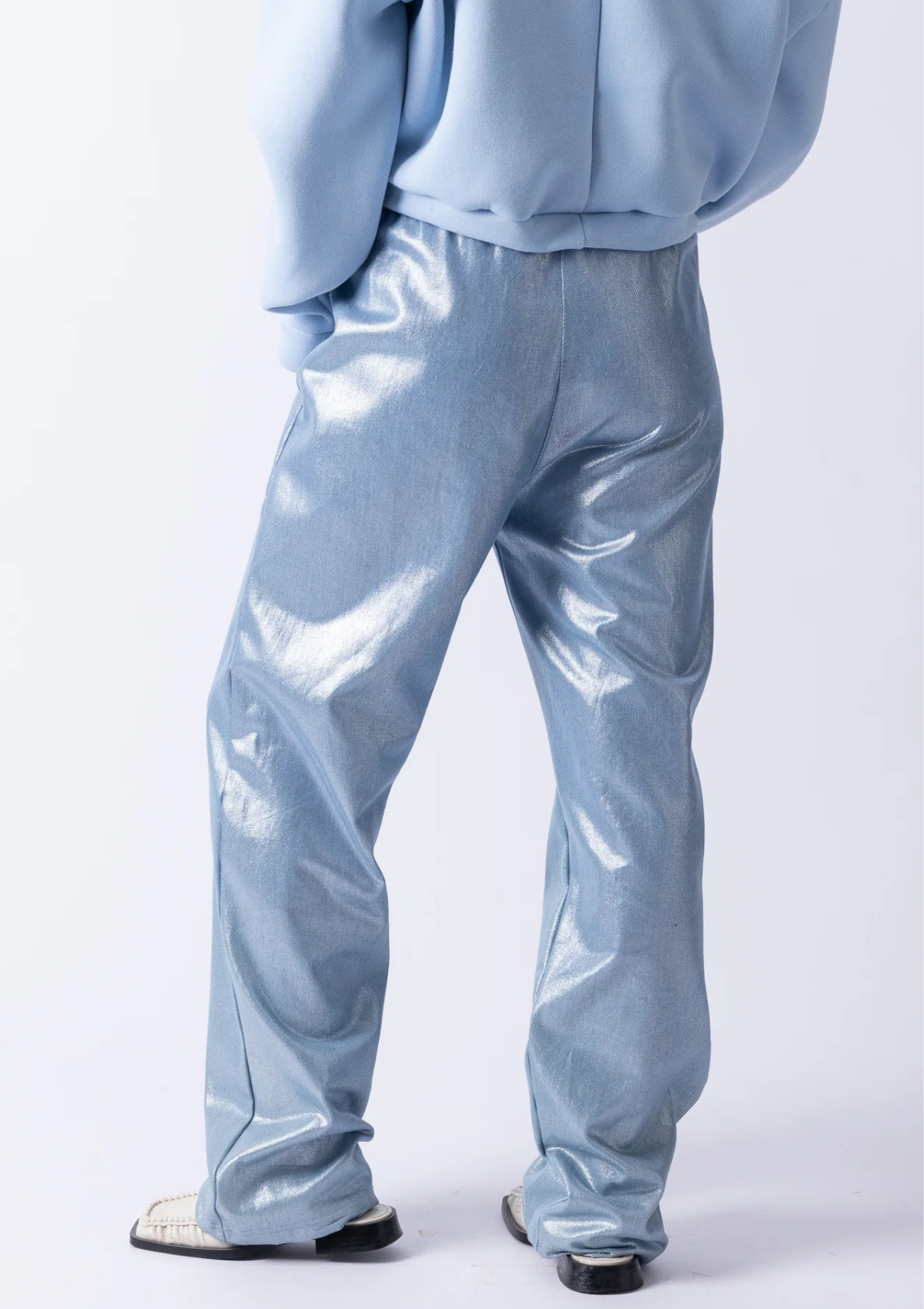 METALLIC JEANS