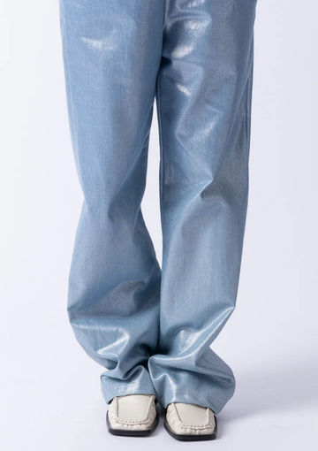 METALLIC JEANS