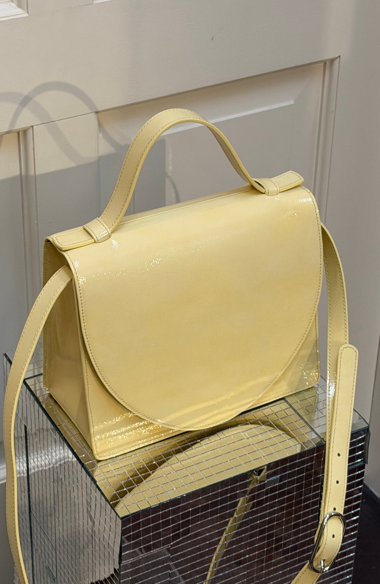 MIEKE DIERCKX | MINI BRIEFCASE - BUTTER STONE