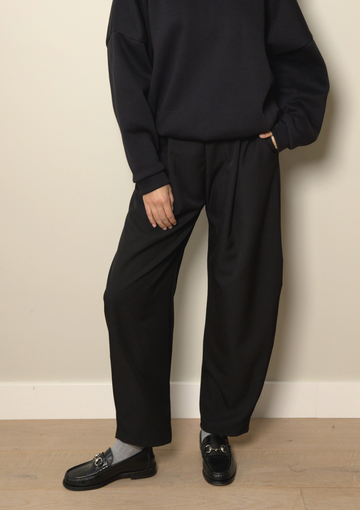 PLEATED BARREL PANTS
