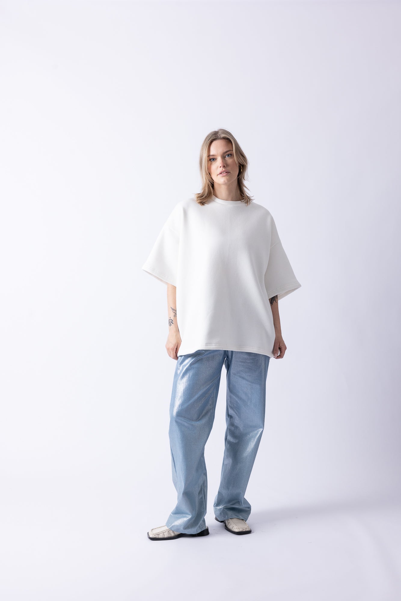BIG T SWEAT SHIRT WHITE