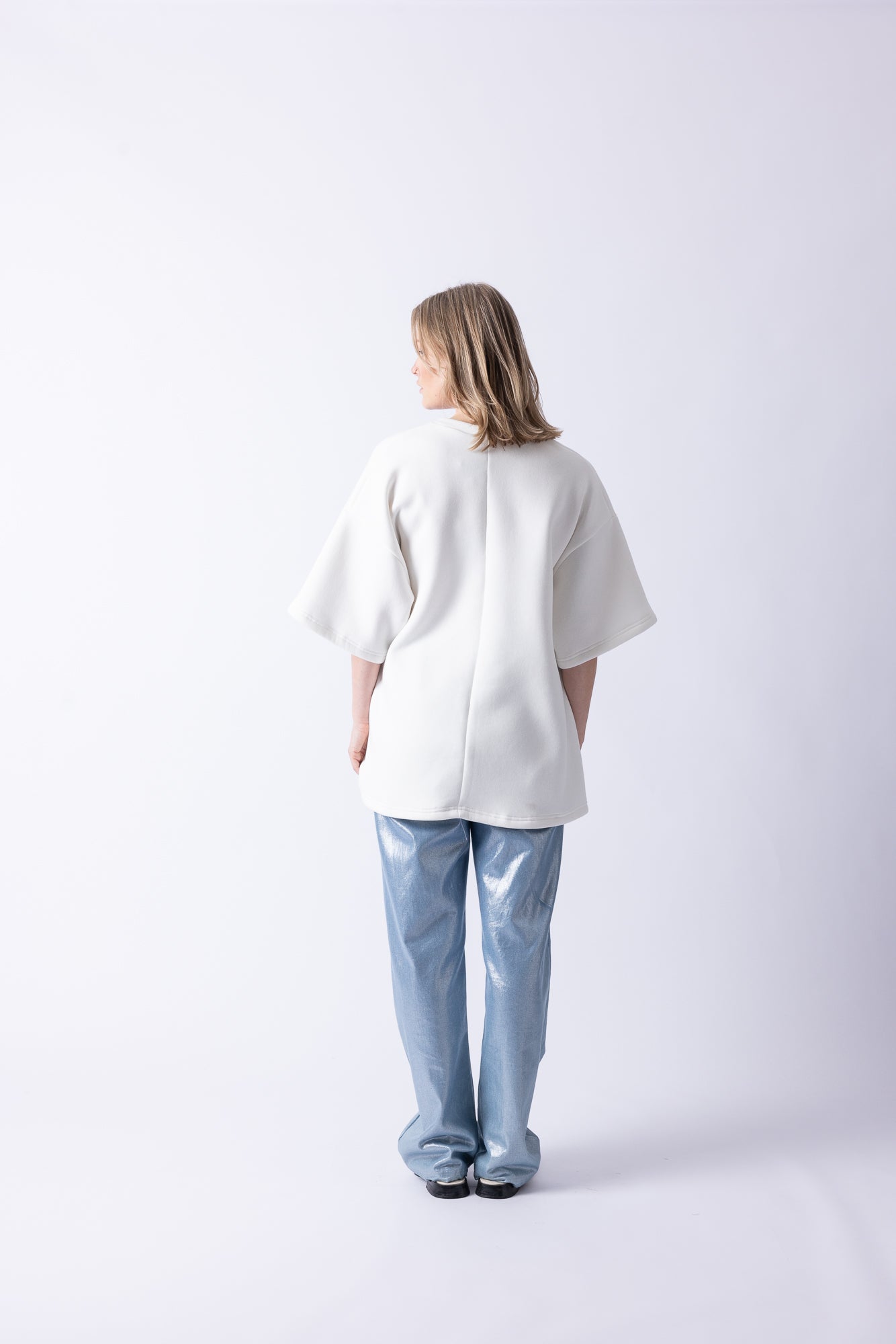 BIG T SWEAT SHIRT WHITE
