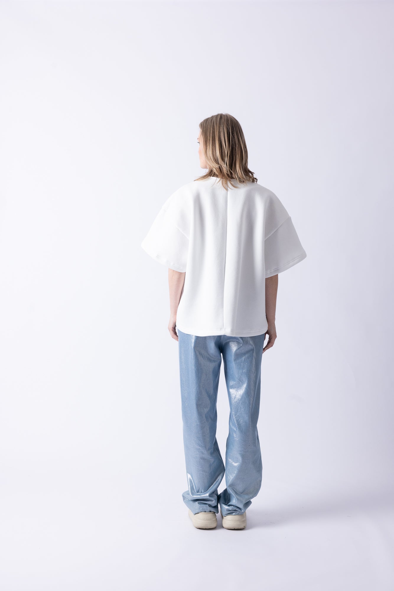 BIG T SWEAT SHIRT WHITE
