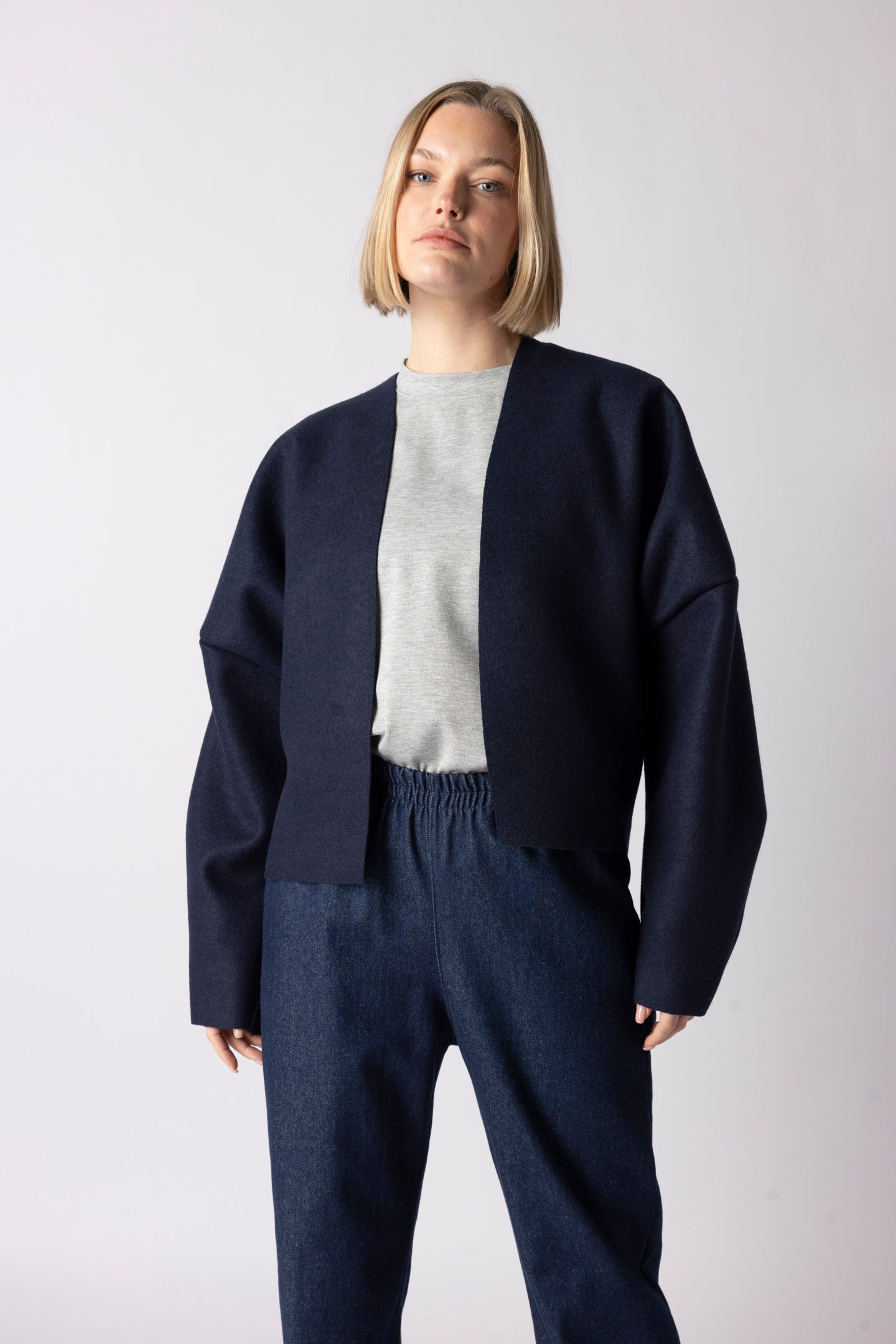 BOMBER VEST BLUE