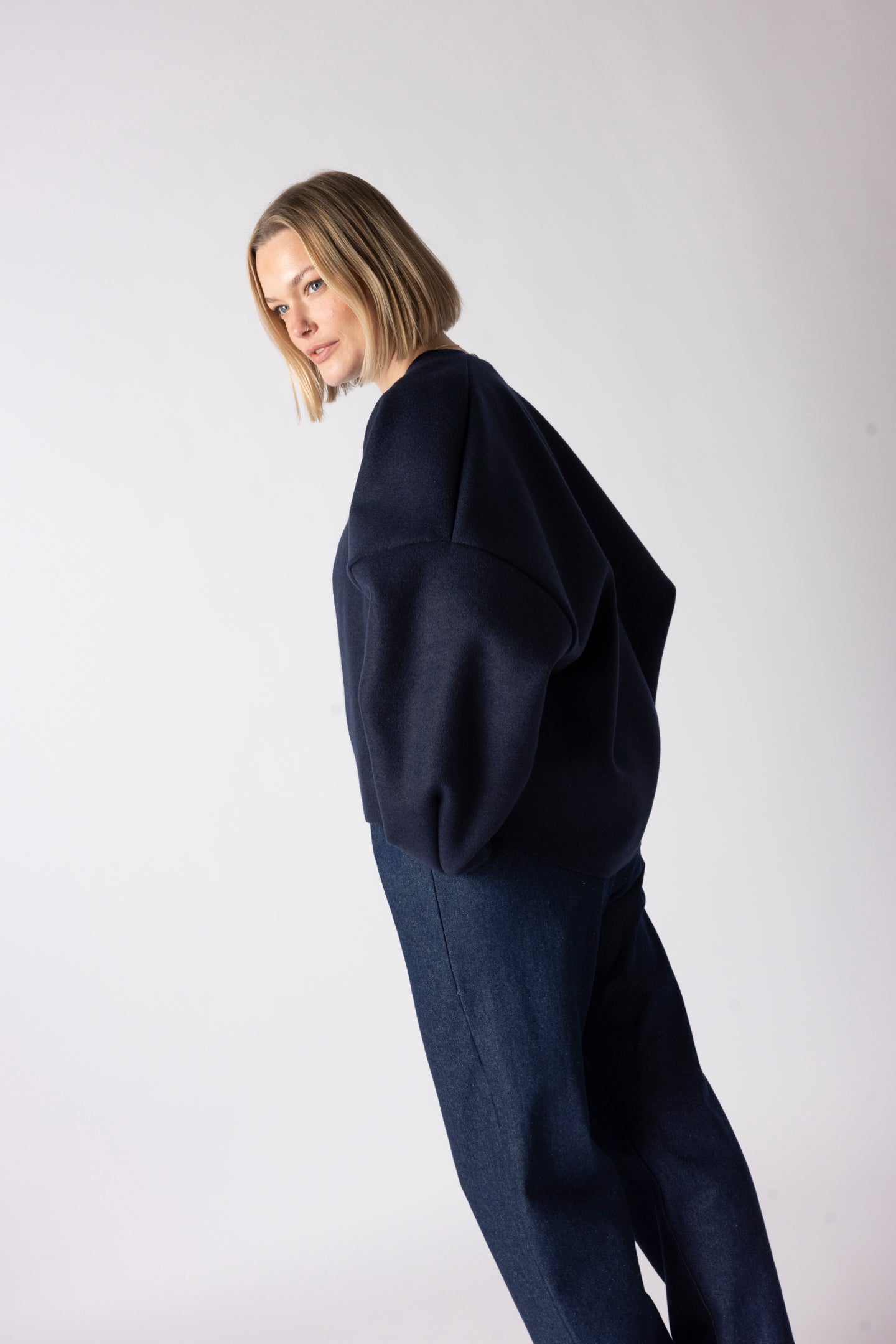 BOMBER VEST BLUE
