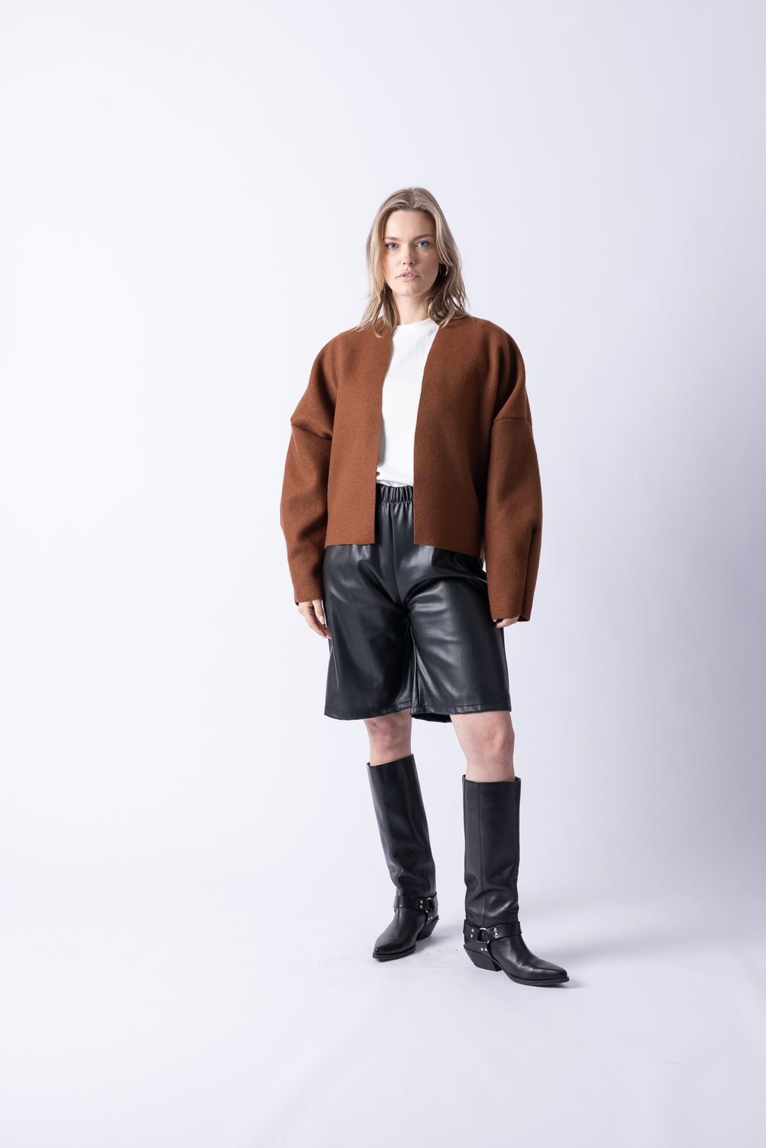 BOMBER VEST BROWN