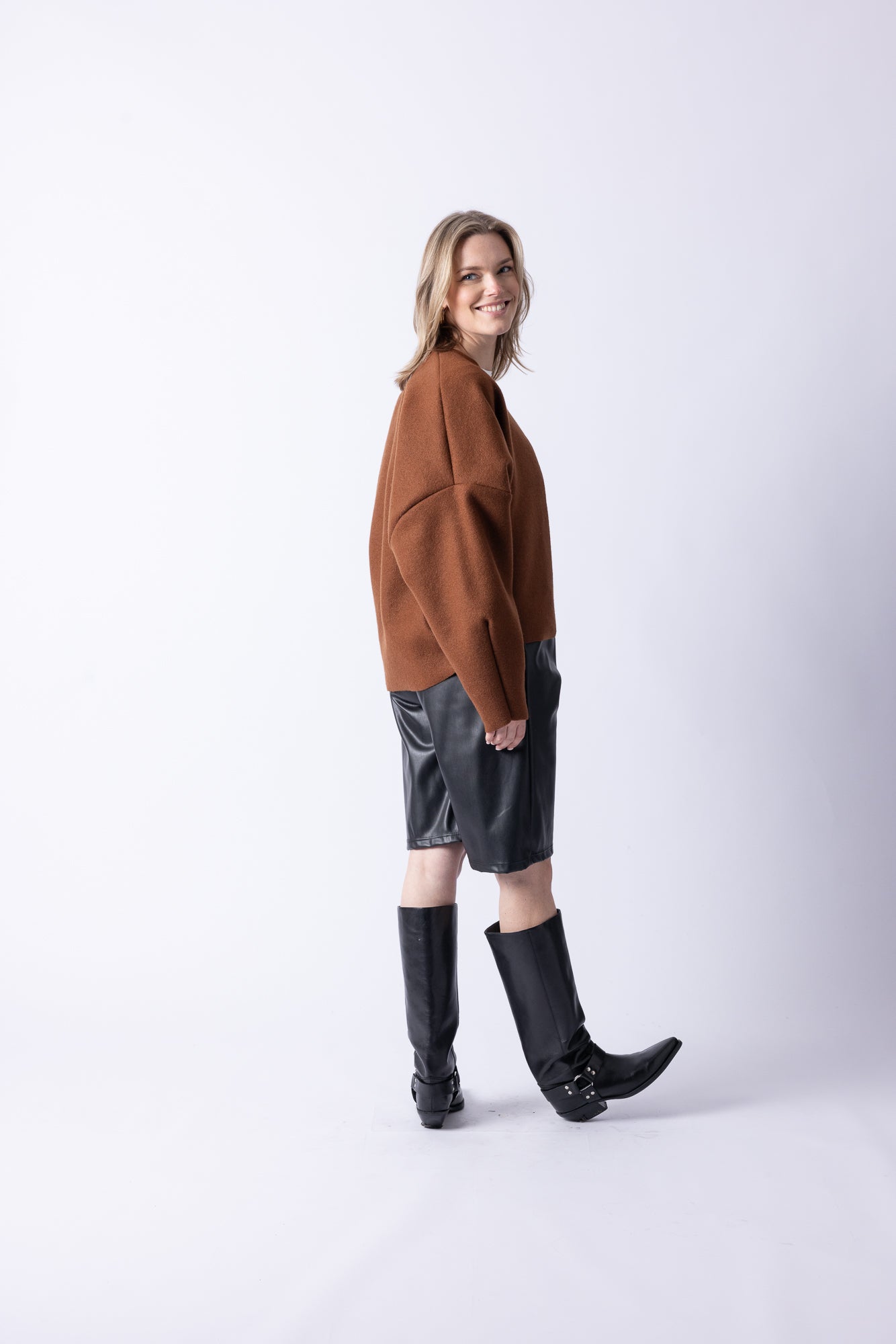 BOMBER VEST BROWN