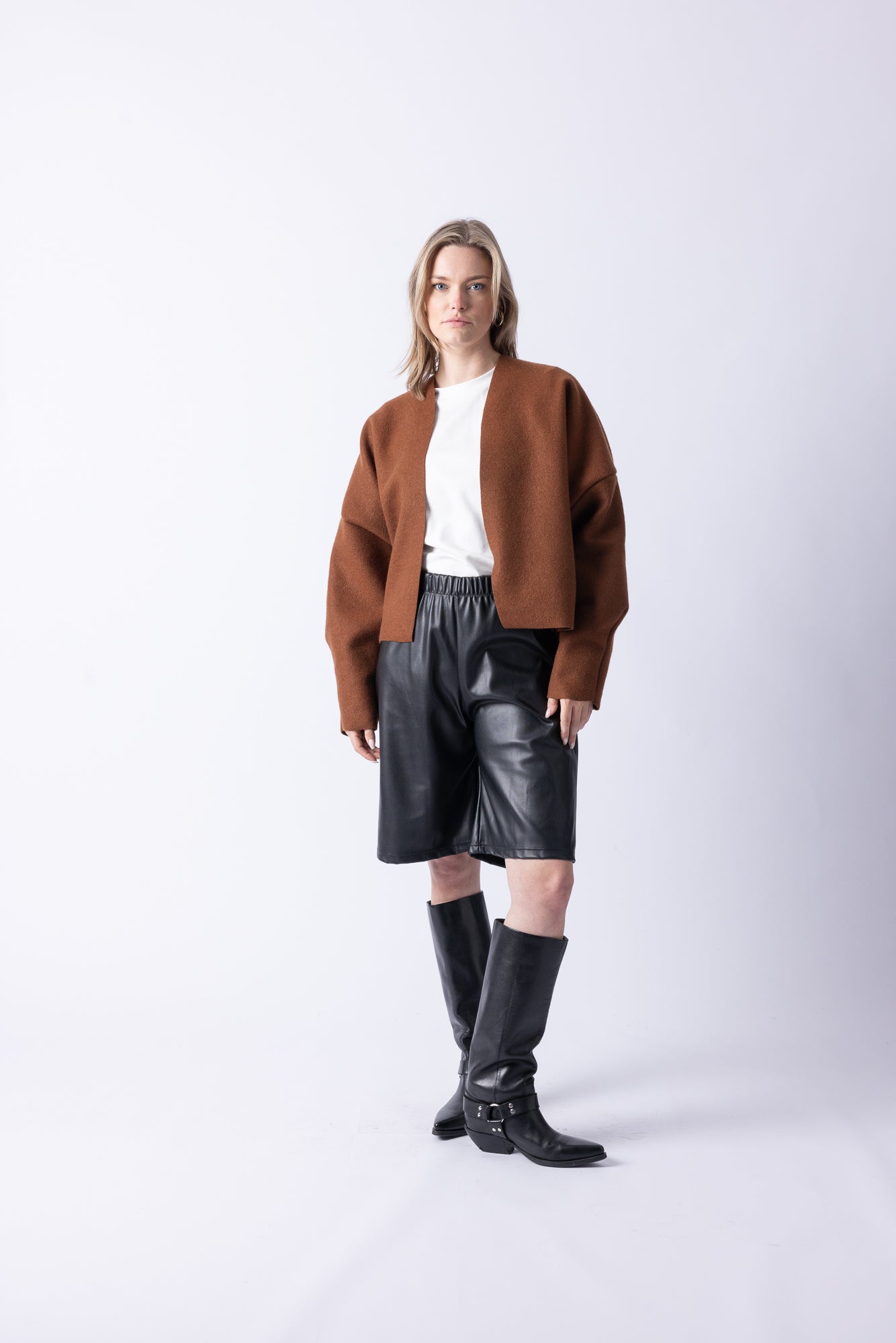 BOMBER VEST BROWN