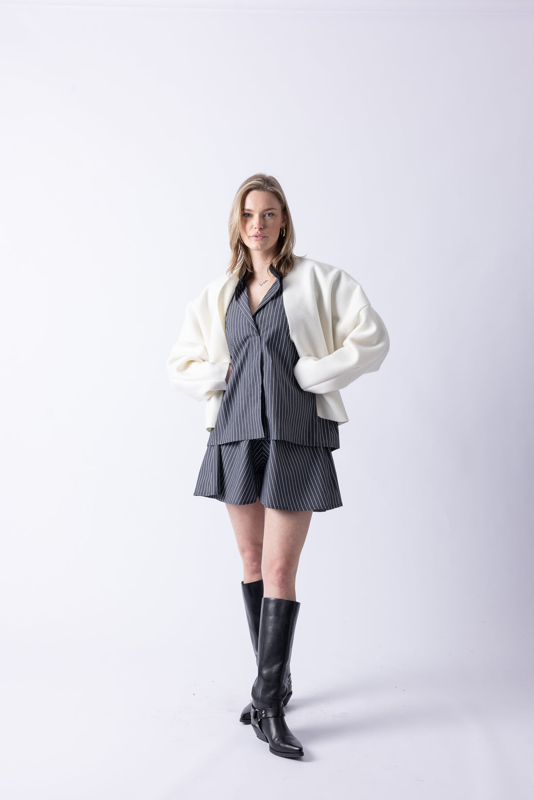 BOMBER VEST WHITE
