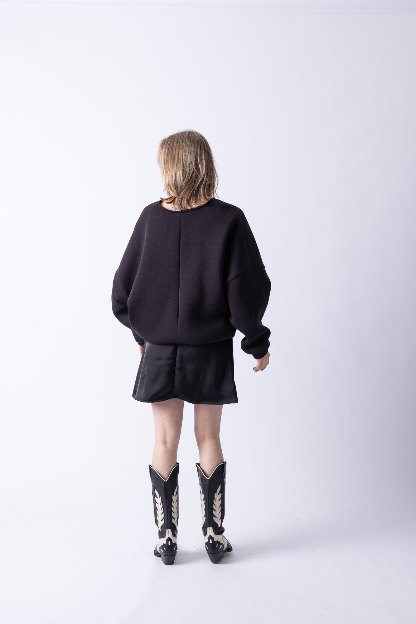 BOMBER SWEATER BLACK