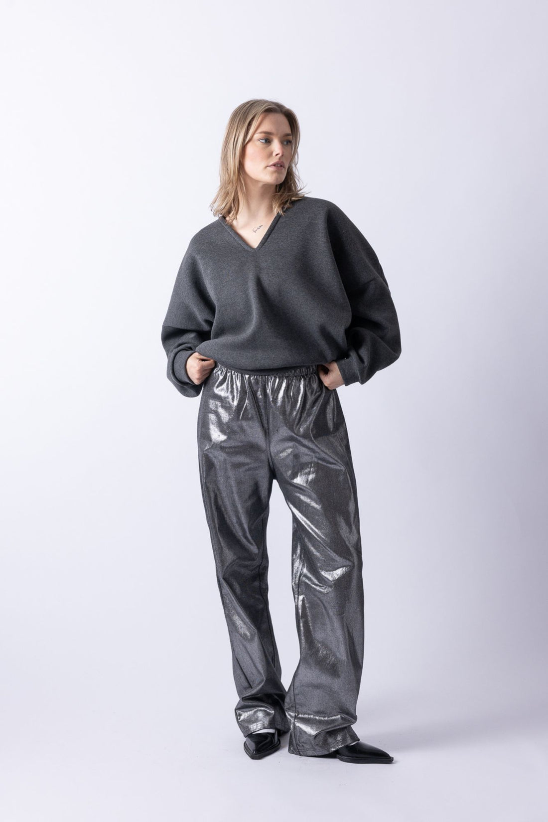 BOMBER SWEATER GREY