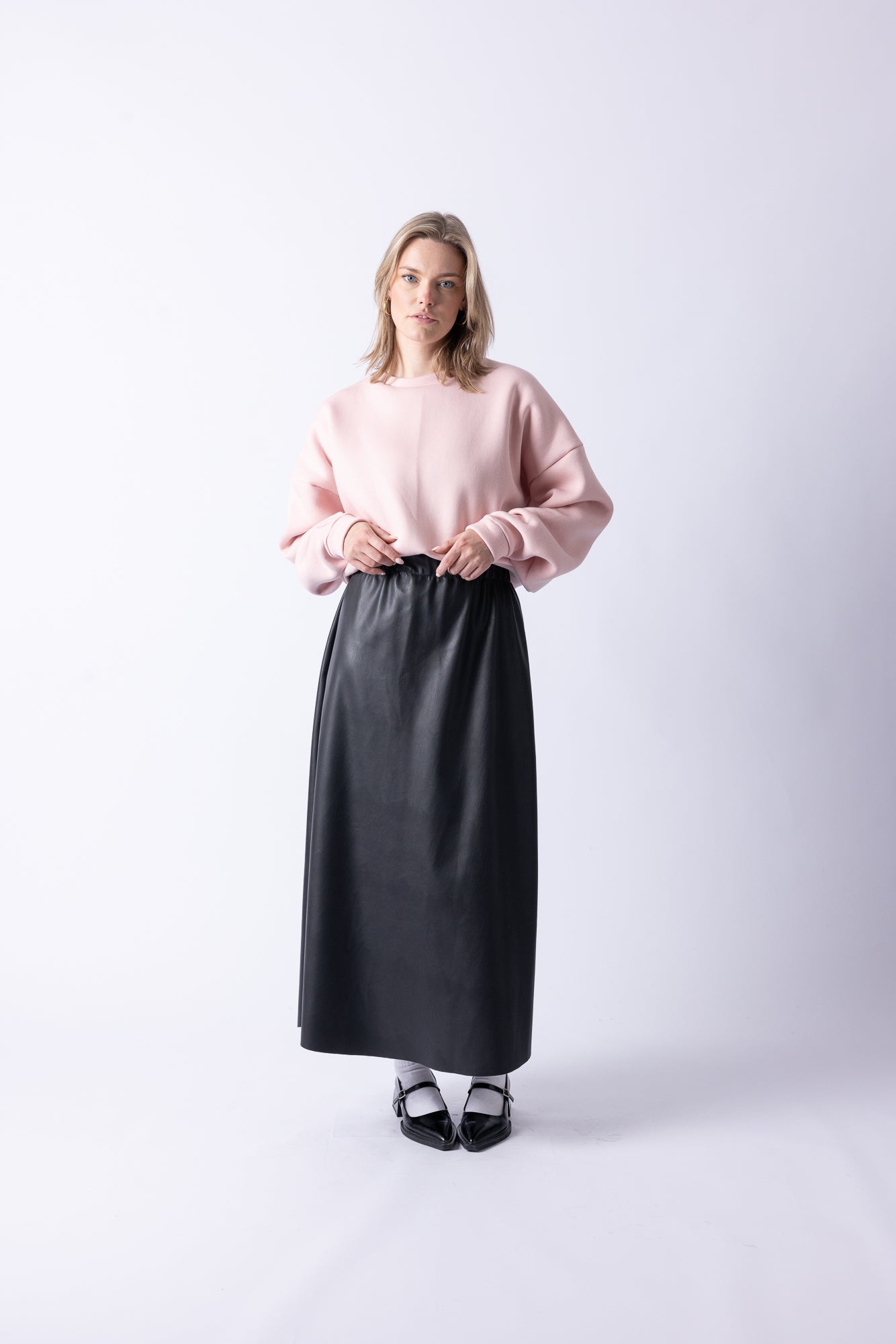 CROPPED SWEATER PINK
