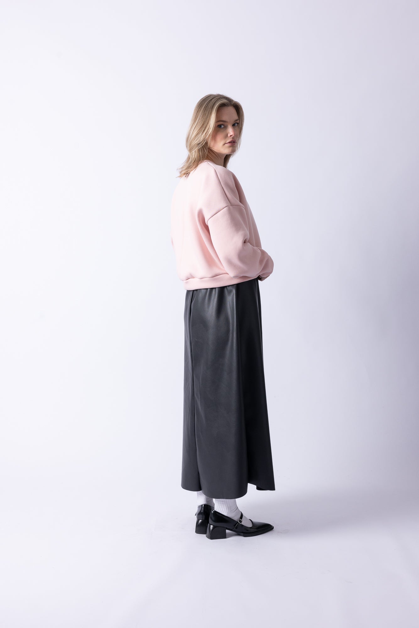 CROPPED SWEATER PINK