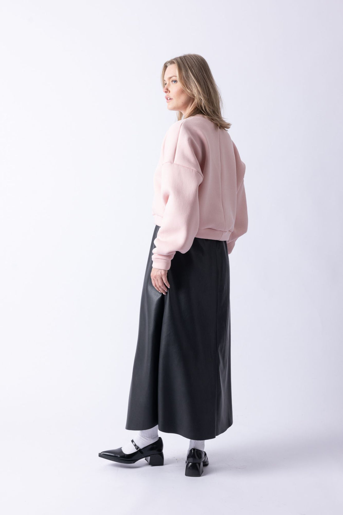 CROPPED SWEATER PINK