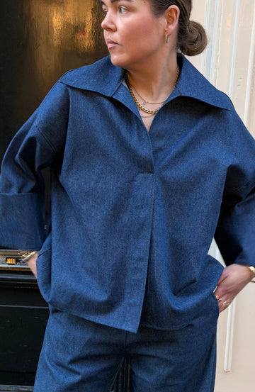DENIM BLOUSE LONGSLEEVE