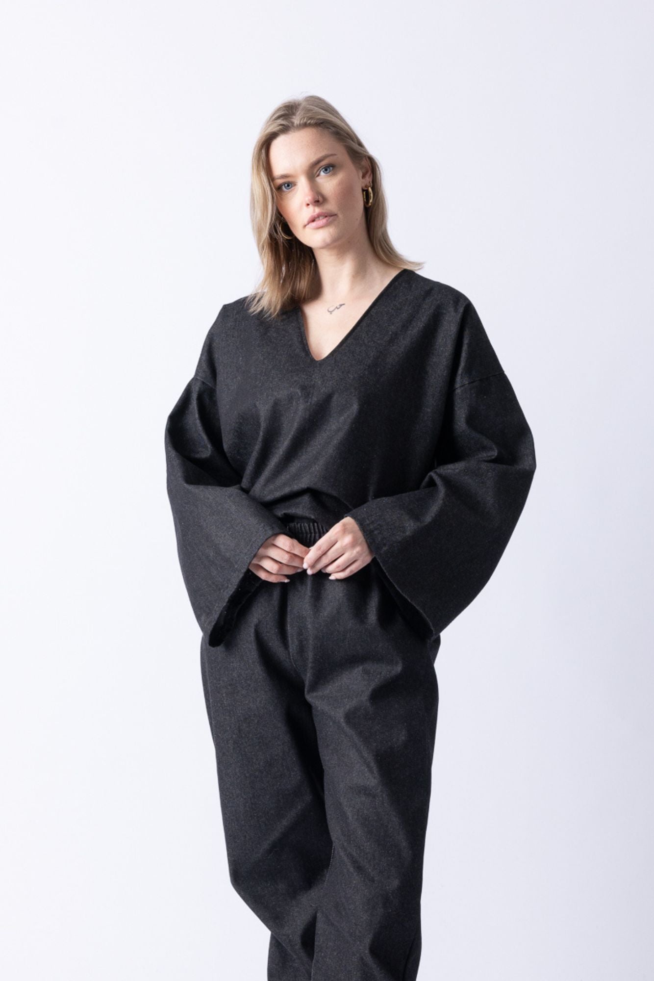 DENIM LONGSLEEVE GREY