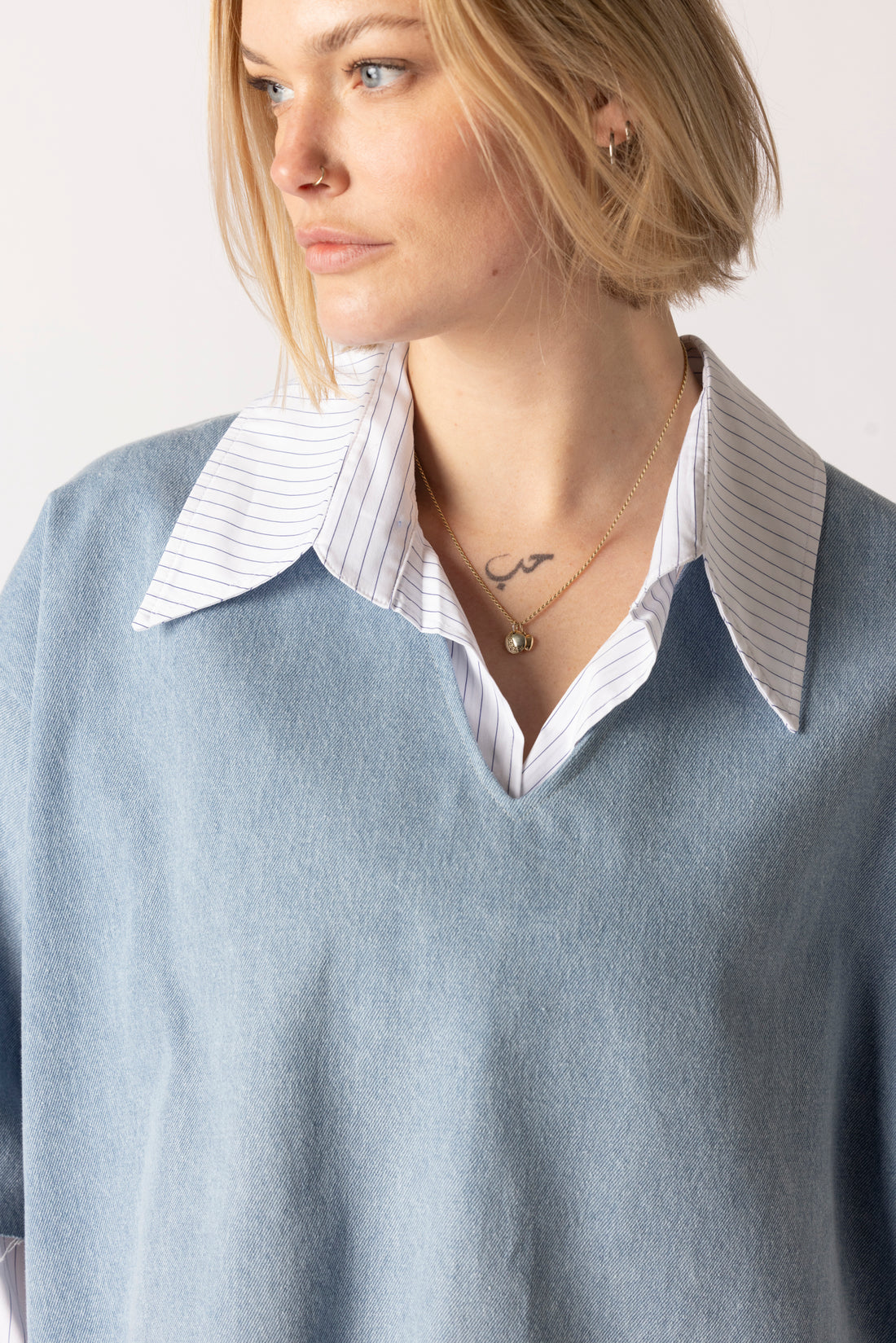 DENIM T LIGHT BLUE