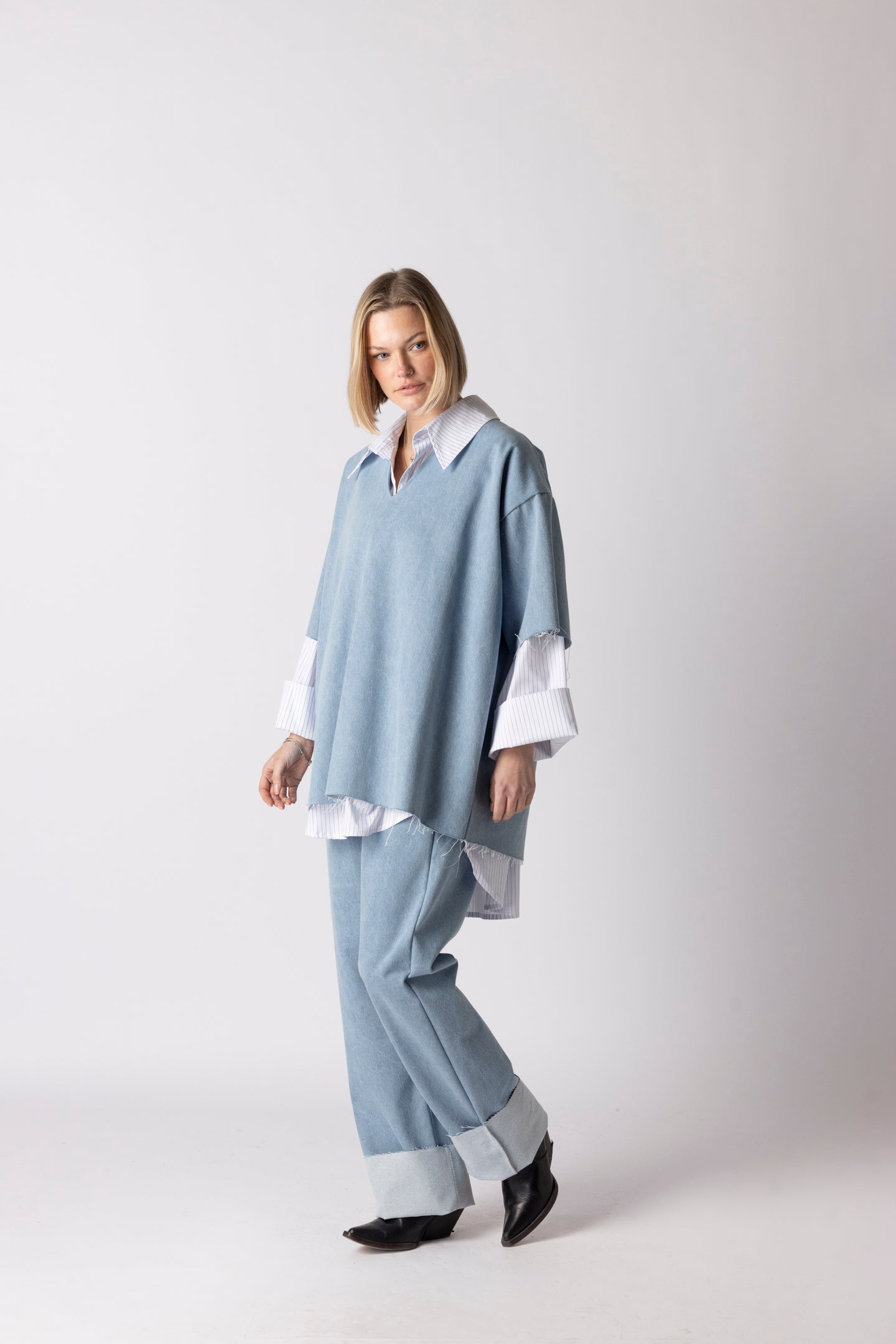 DENIM T LIGHT BLUE