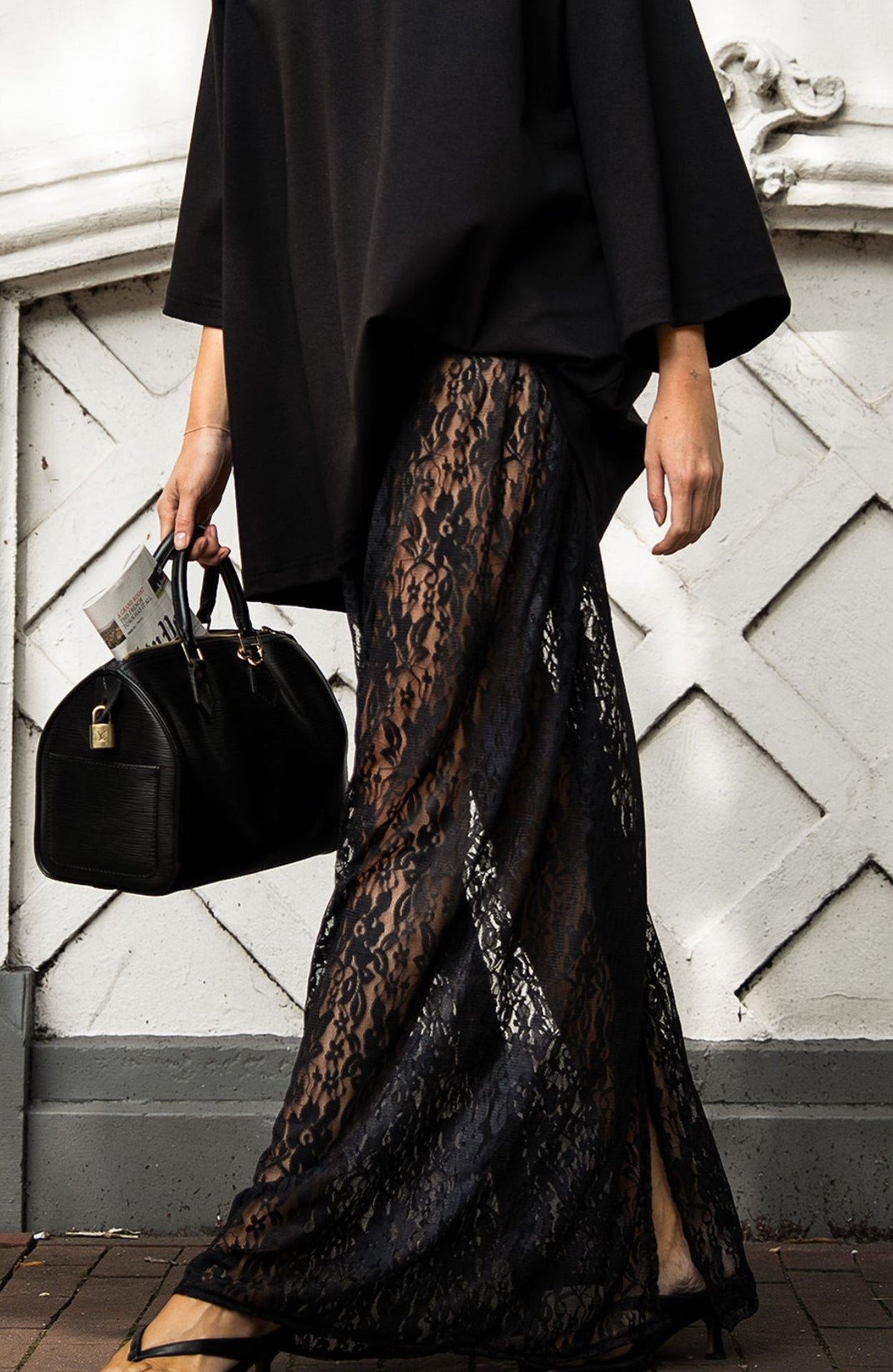 LACE MAXI SKIRT