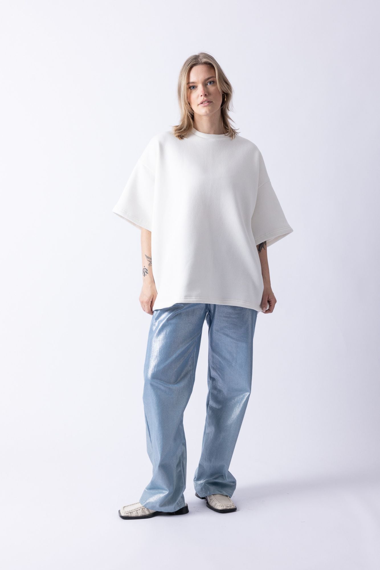 BIG T SWEAT SHIRT WHITE