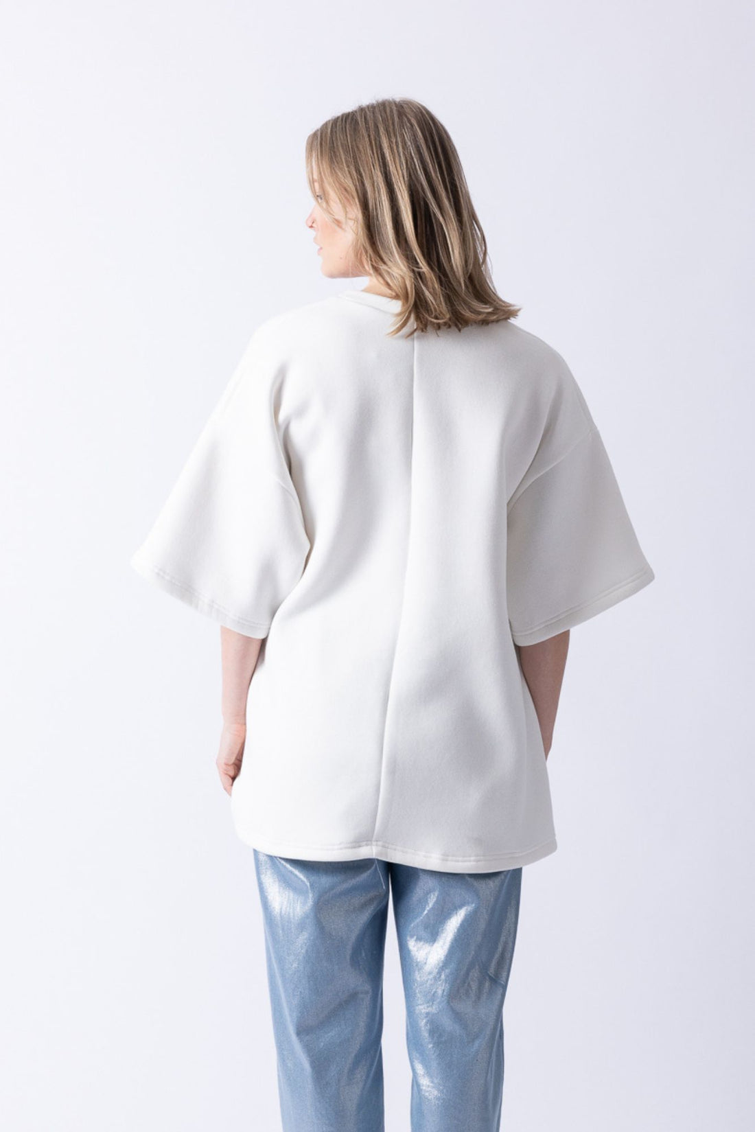 BIG T SWEAT SHIRT WHITE
