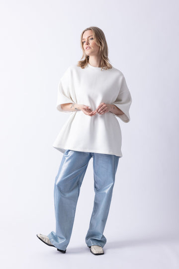 BIG T SWEAT SHIRT WHITE