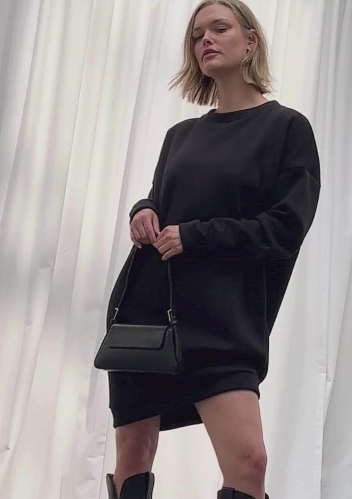BASIC SWEATER DRESS