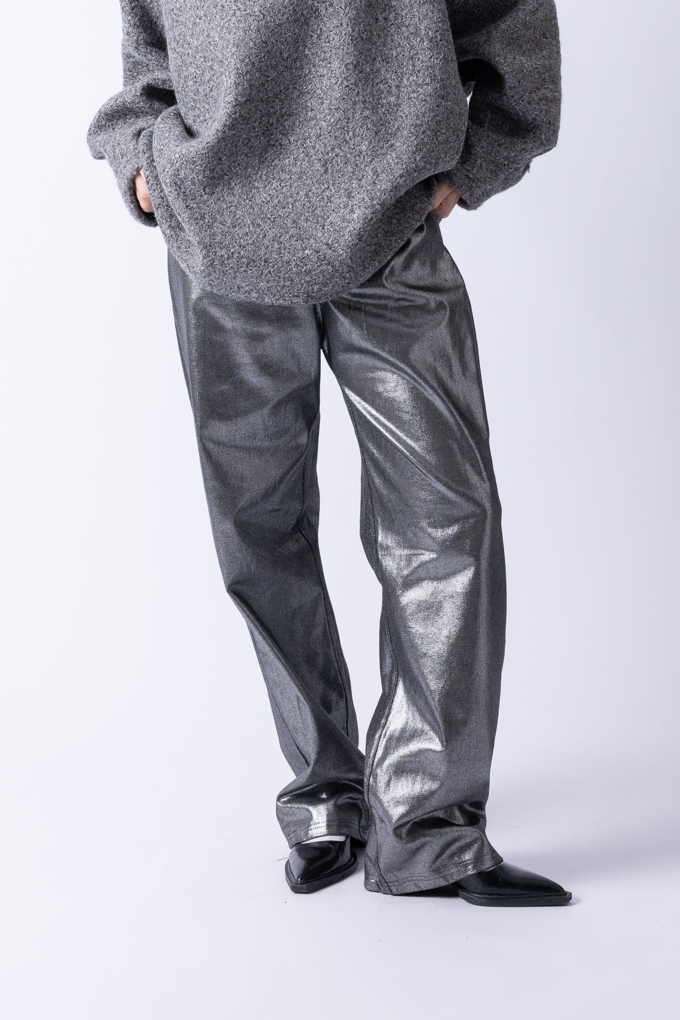 JEANS SILVER GREY